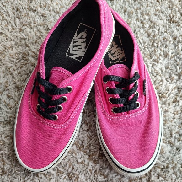 Pink Authentic Vans - Picture 1 of 12